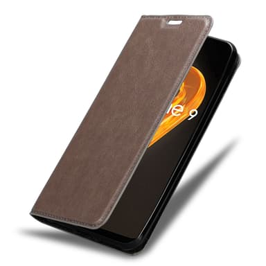 Realme 9 4G / 9 PRO+ Suojakuori Lompakkokotelo (Ruskea)