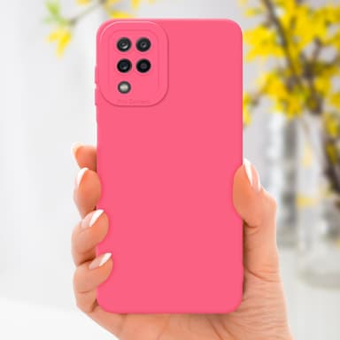 Samsung Galaxy A12 / M12 Suojakuori Kotelo (Punainen)