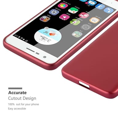 ZTE Blade V8 MINI Suojakuori Kotelo (Punainen)