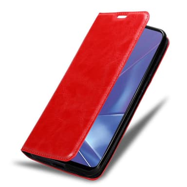 Oppo A52 Suojakuori Lompakkokotelo (Punainen)