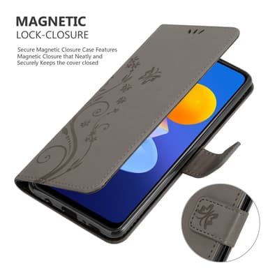Vivo Y52 5G / Y72 5G Suojakuori Lompakkokotelo (harmaa)