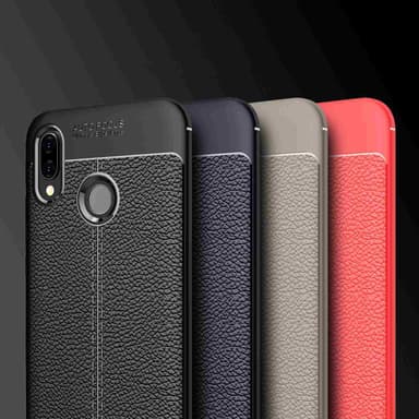 Huawei P20 LITE 2018 / NOVA 3E Suojakuori Cover (Musta)
