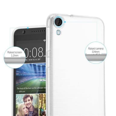 HTC Desire 820 Suojakuori Kotelo (Hopea)