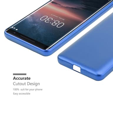 Nokia 8 Sirocco Suojakuori Kotelo (Sininen)