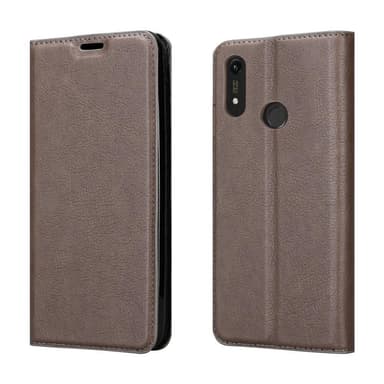 Honor 8A PRIME Suojakuori Lompakkokotelo (Ruskea)