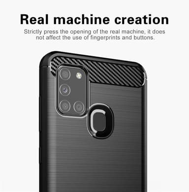 Suojakuori Samsung Galaxy A21s Kotelo (Musta)