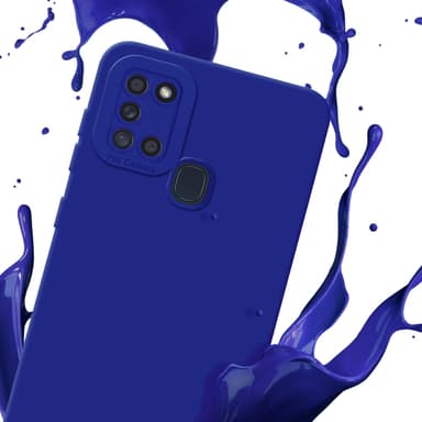 Samsung Galaxy A21s Suojakuori Kotelo (Sininen)