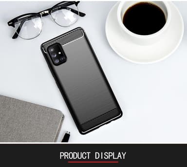 Suojakuori Samsung Galaxy A71 5G Kotelo (Musta)