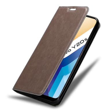Vivo Y20s Suojakuori Lompakkokotelo (Ruskea)