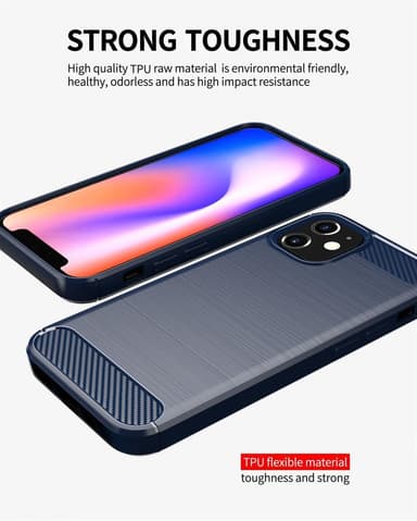 Suojakuori iPhone 12 MINI Kotelo (Sininen)