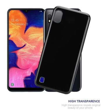 Samsung Galaxy A10 / M10 Suojakuori Kotelo (Musta)