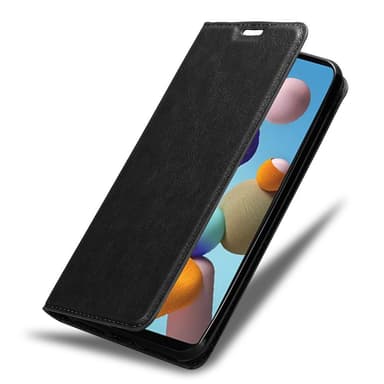 Samsung Galaxy A21s Suojakuori Lompakkokotelo (Musta)