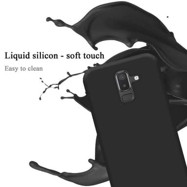 Samsung Galaxy A6 PLUS 2018 Suojakuori Kotelo (Musta)