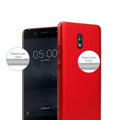 Nokia 3 2017 Suojakuori Kotelo Cover (Punainen)