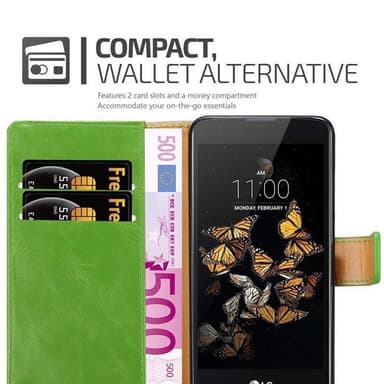 LG K8 2016 Suojakuori Lompakkokotelo Case Cover