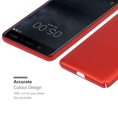 Nokia 3 2017 Suojakuori Kotelo Cover (Punainen)