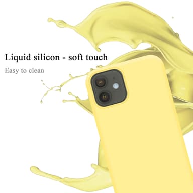 iPhone 12 MINI Suojakuori Kotelo Case (Keltainen)
