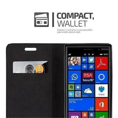 Nokia Lumia 830 Suojakuori Lompakkokotelo (Turkoosi)