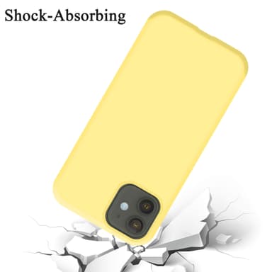 iPhone 12 MINI Suojakuori Kotelo Case (Keltainen)