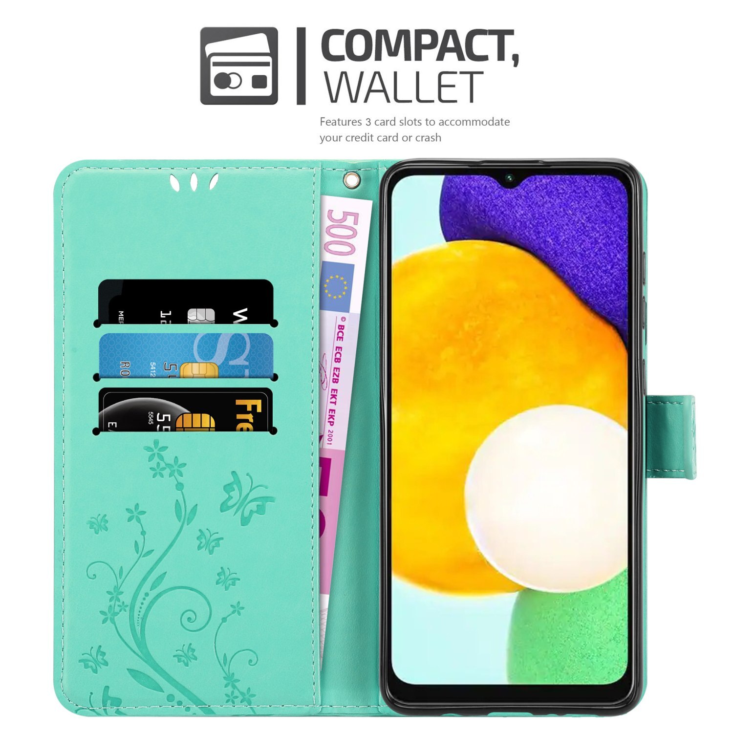 Samsung Galaxy A13 5G Suojakuori Lompakkokotelo