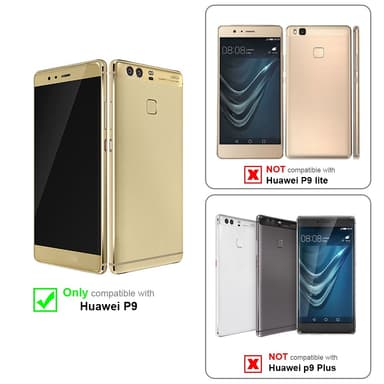 Huawei P9 3x Näytönsuoja Karkaistu lasi