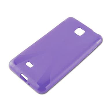 LG OPTIMUS F5 / LUCID 2 Suojakuori Cover (Violetti)
