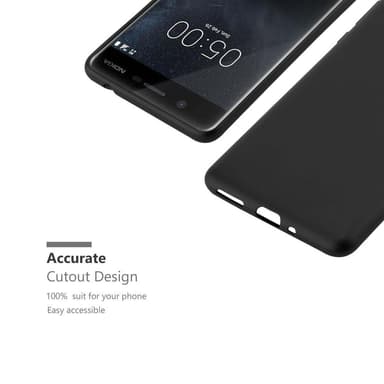 Nokia 5 2017 Suojakuori Kotelo (Musta)