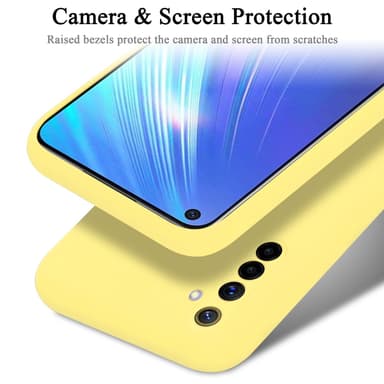 Realme 6 4G / 6s Suojakuori Kotelo (Keltainen)