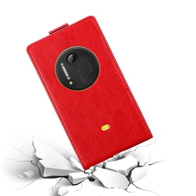 Nokia Lumia 1020 Suojakuori Lompakkokotelo (Punainen)