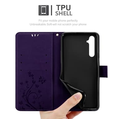 Realme X2 / XT / Oppo K5 Suojakuori Lompakkokotelo