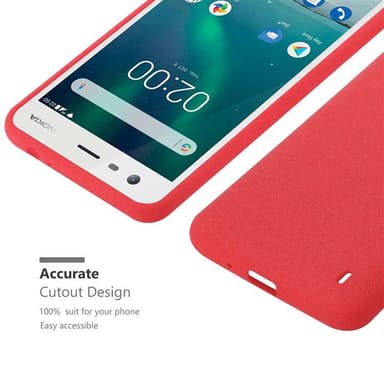 Suojakuori Nokia 2 2017 Kotelo (Punainen)