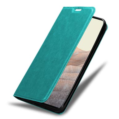 Google PIXEL 6 PRO Suojakuori Lompakkokotelo (Turkoosi)