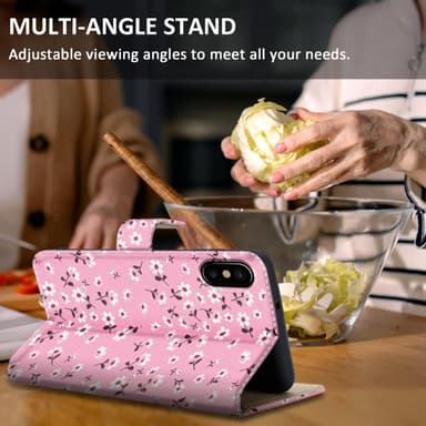 iPhone X / XS Suojakuori Lompakkokotelo