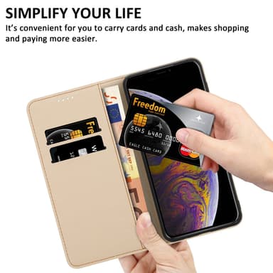 iPhone X / XS Suojakuori Lompakkokotelo