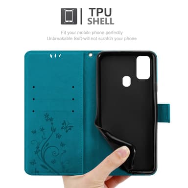 Samsung Galaxy M21 / M30s Suojakuori Lompakkokotelo