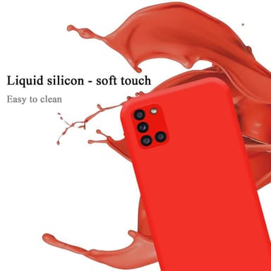 Samsung Galaxy A31 Suojakuori Kotelo (Punainen)