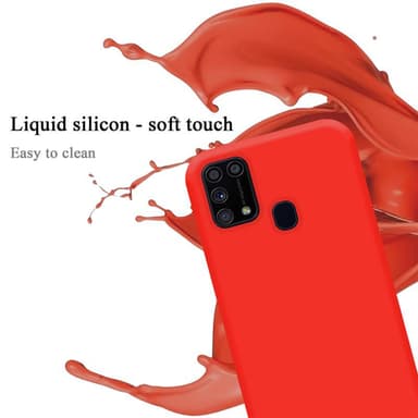 Samsung Galaxy M31 Suojakuori Kotelo (Punainen)