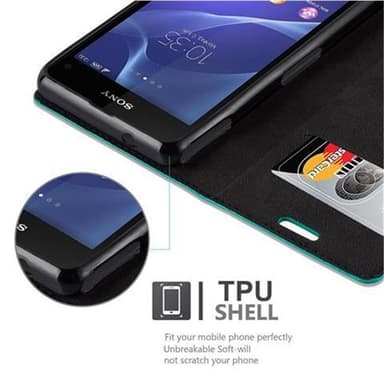 Sony Xperia Z1 COMPACT Suojakuori Lompakkokotelo