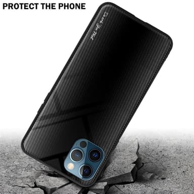 iPhone 12 PRO MAX Suojakuori Kotelo (Musta)