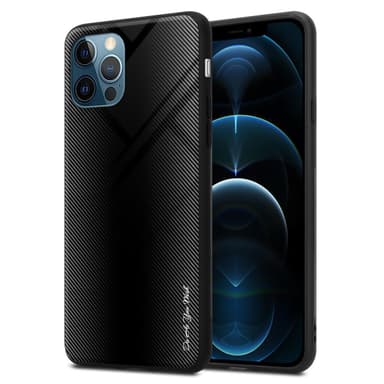 iPhone 12 PRO MAX Suojakuori Kotelo (Musta)