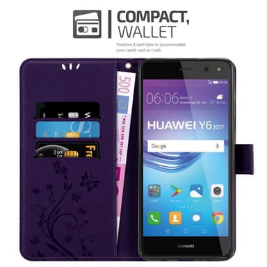 Huawei Y5 2017 / Y6 2017 Suojakuori Lompakkokotelo