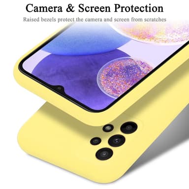 Samsung Galaxy A23 4G Suojakuori Kotelo (Keltainen)