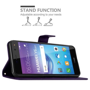 Huawei Y5 2017 / Y6 2017 Suojakuori Lompakkokotelo