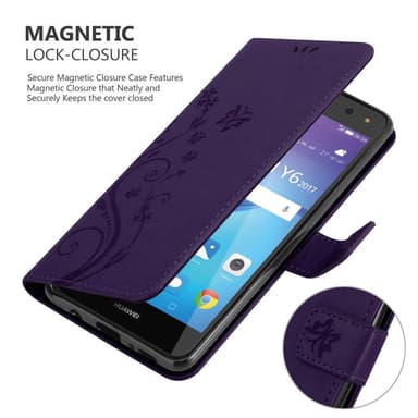 Huawei Y5 2017 / Y6 2017 Suojakuori Lompakkokotelo