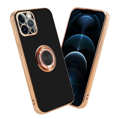 iPhone 12 PRO MAX Suojakuori Kotelo (Musta)