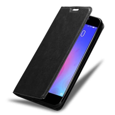 MEIZU M6 Suojakuori Lompakkokotelo (Musta)