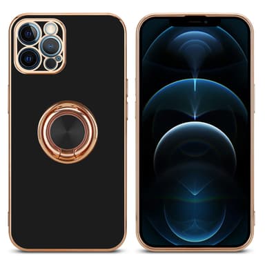 iPhone 12 PRO MAX Suojakuori Kotelo (Musta)
