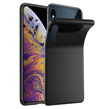 iPhone XS MAX Suojakuori Kotelo (Musta)