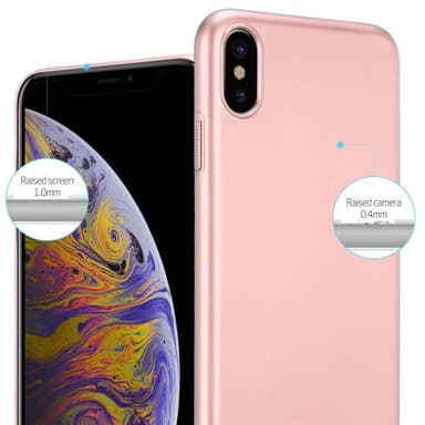 iPhone XS MAX Suojakuori Kotelo Cover (Vaaleanpunainen)