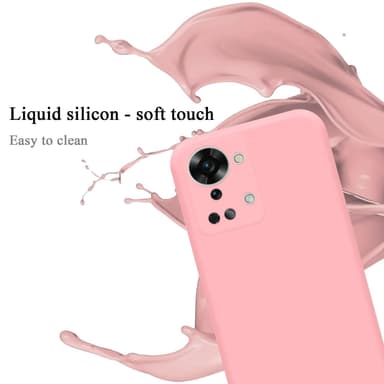 OnePlus Nord 2T Suojakuori Kotelo (Vaaleanpunainen)